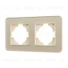 Рамка на 2 поста стеклянная Arlight FRM-OMALI-GS-2-GD 049695 049695 - 1