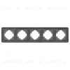 Рамка на 5 постов стеклянная Arlight FRM-OMALI-GS-5-GR 049706 049706 - 2