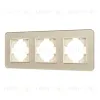 Рамка на 3 поста стеклянная Arlight FRM-OMALI-GS-3-GD 049699 049699 - 1
