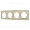 Рамка на 4 поста стеклянная Arlight FRM-OMALI-GS-4-GD 049703 049703 - 1