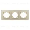 Рамка на 3 поста стеклянная Arlight FRM-OMALI-GS-3-GD 049699 049699 - 3