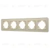 Рамка на 5 постов стеклянная Arlight FRM-OMALI-GS-5-GD 049707 049707 - 1