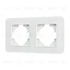 Рамка на 2 поста стеклянная Arlight FRM-OMALI-SFGS-2-WH 049708 049708 - 1