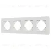 Рамка на 4 поста стеклянная Arlight FRM-OMALI-SFGS-4-WH 049716 049716 - 1