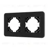 Рамка на 2 поста стеклянная Arlight FRM-OMALI-SFGS-2-BK 049709 049709 - 1