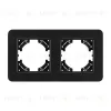 Рамка на 2 поста стеклянная Arlight FRM-OMALI-SFGS-2-BK 049709 049709 - 2