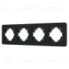 Рамка на 4 поста стеклянная Arlight FRM-OMALI-SFGS-4-BK 049717 049717 - 1