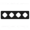 Рамка на 4 поста стеклянная Arlight FRM-OMALI-SFGS-4-BK 049717 049717 - 3