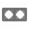 Рамка на 2 поста стеклянная Arlight FRM-OMALI-SFGS-2-GR 049710 049710 - 3