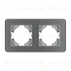 Рамка на 2 поста стеклянная Arlight FRM-OMALI-SFGS-2-GR 049710 049710 - 2