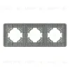 Рамка на 3 поста стеклянная Arlight FRM-OMALI-SFGS-3-GR 049714 049714 - 2