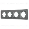 Рамка на 4 поста стеклянная Arlight FRM-OMALI-SFGS-4-GR 049718 049718 - 1