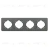 Рамка на 4 поста стеклянная Arlight FRM-OMALI-SFGS-4-GR 049718 049718 - 3