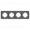 Рамка на 4 поста стеклянная Arlight FRM-OMALI-SFGS-4-GR 049718 049718 - 2