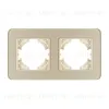 Рамка на 2 поста стеклянная Arlight FRM-OMALI-SFGS-2-GD 049711 049711 - 2