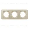 Рамка на 3 поста стеклянная Arlight FRM-OMALI-SFGS-3-GD 049715 049715 - 3