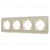 Рамка на 4 поста стеклянная Arlight FRM-OMALI-SFGS-4-GD 049719 049719 - 1