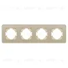 Рамка на 4 поста стеклянная Arlight FRM-OMALI-SFGS-4-GD 049719 049719 - 3