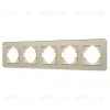 Рамка на 5 постов стеклянная Arlight FRM-OMALI-SFGS-5-GD 049723 049723 - 1