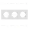 Рамка на 3 поста пластиковая Arlight FRM-PERIO-PL-3-WH 049754 049754 - 2