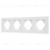 Рамка на 4 поста пластиковая Arlight FRM-PERIO-PL-4-WH 049758 049758 - 1