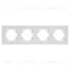 Рамка на 4 поста пластиковая Arlight FRM-PERIO-PL-4-WH 049758 049758 - 2