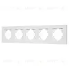 Рамка на 5 постов пластиковая Arlight FRM-PERIO-PL-5-WH 049762 049762 - 1