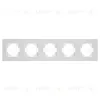 Рамка на 5 постов пластиковая Arlight FRM-PERIO-PL-5-WH 049762 049762 - 3