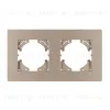 Рамка на 2 поста пластиковая Arlight FRM-PERIO-PL-2-GD 049753 049753 - 2
