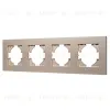 Рамка на 4 поста пластиковая Arlight FRM-PERIO-PL-4-GD 049761 049761 - 1