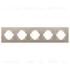 Рамка на 5 постов пластиковая Arlight FRM-PERIO-PL-5-GD 049765 049765 - 3