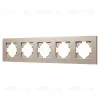 Рамка на 5 постов пластиковая Arlight FRM-PERIO-PL-5-GD 049765 049765 - 1