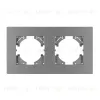 Рамка на 2 поста пластиковая Arlight FRM-PERIO-PL-2-GR 049752 049752 - 2