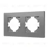 Рамка на 2 поста пластиковая Arlight FRM-PERIO-PL-2-GR 049752 049752 - 1