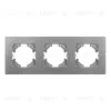 Рамка на 3 поста пластиковая Arlight FRM-PERIO-PL-3-GR 049756 049756 - 3