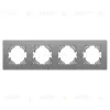 Рамка на 4 поста пластиковая Arlight FRM-PERIO-PL-4-GR 049760 049760 - 2