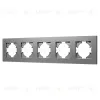 Рамка на 5 постов пластиковая Arlight FRM-PERIO-PL-5-GR 049764 049764 - 1
