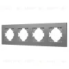 Рамка на 4 поста пластиковая Arlight FRM-PERIO-PL-4-GR 049760 049760 - 1