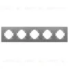 Рамка на 5 постов пластиковая Arlight FRM-PERIO-PL-5-GR 049764 049764 - 2