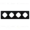 Рамка на 4 поста пластиковая Arlight FRM-PERIO-PL-4-BK 049759 049759 - 3