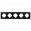 Рамка на 5 постов пластиковая Arlight FRM-PERIO-PL-5-BK 049763 049763 - 3
