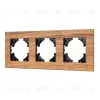 Рамка на 3 поста из натурального дерева Arlight FRM-XSILO-WD-3-SNL 051276 051276 - 1