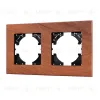 Рамка на 2 поста из натурального дерева Arlight FRM-XSILO-WD-2-NL 050871 050871 - 1