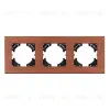 Рамка на 3 поста из натурального дерева Arlight FRM-XSILO-WD-3-NL 050873 050873 - 2