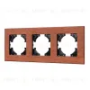 Рамка на 3 поста из натурального дерева Arlight FRM-XSILO-WD-3-NL 050873 050873 - 1