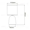 Настольная лампа Uniel UML-B305 E14 BLACK UL-00012420 UML-B305 E14 BLACK - 2