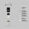Встраиваемый светильник Maytoni Dip DL116-10W-4K-W DL116-10W-4K-W - 3