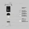Встраиваемый светильник Maytoni Dip DL117-15W-4K-W DL117-15W-4K-W - 3