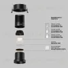 Встраиваемый светильник Maytoni Dip DL118-15W-2.7K-B DL118-15W-2.7K-B - 3