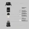 Встраиваемый светильник Maytoni Dip DL116-10W-2.7K-B DL116-10W-2.7K-B - 2